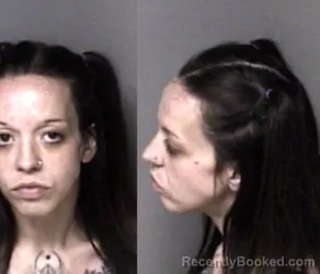 Mugshot of Hanna Grae Courtemanche booked in Gaston County, North Carolina on July 10, 2026