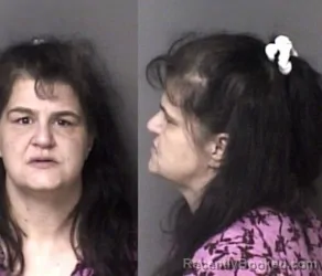 Mugshot of Kellie Smith Truett booked in Gaston County, North Carolina on April 2, 2026