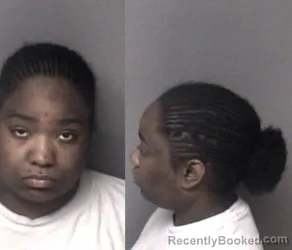 Mugshot of Alasia Divine Gregory booked in Gaston County, North Carolina on April 9, 2026