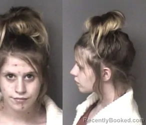 Mugshot of Ava Gabrielle Huffstickler booked in Gaston County, North Carolina on March 28, 2026