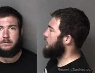 Mugshot of Lucas Dawson Bridges booked in Gaston County, North Carolina on August 13, 2026