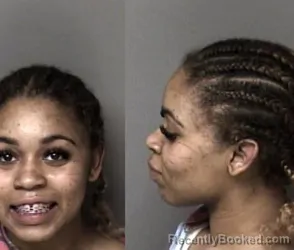 Mugshot of Kourtnie Denise Ann Kennedy booked in Gaston County, North Carolina on March 8, 2026