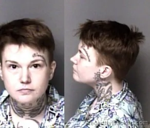 Mugshot of Kimberly Alexis Gorrell booked in Gaston County, North Carolina on March 23, 2026