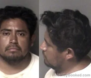 Mugshot of Angel Fernando Nicolas-Regiles booked in Gaston County, North Carolina on March 30, 2026