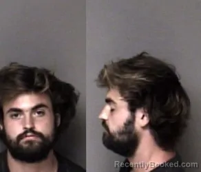 Mugshot of Nathaniel Ray Carter booked in Gaston County, North Carolina on August 24, 2026