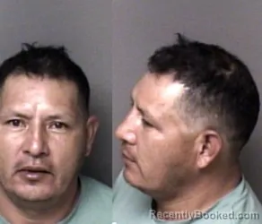 Mugshot of Daniel Rolando Jimenez Guzman booked in Gaston County, North Carolina on May 24, 2026