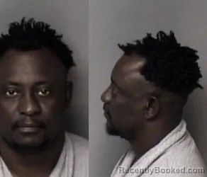 Mugshot of Edward Obanla booked in Gaston County, North Carolina on July 31, 2026