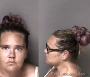 Mugshot of Krystal Bandy Linton booked in Gaston County, North Carolina on October 8, 2026