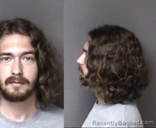 Mugshot of Connor Logan Nanney booked in Gaston County, North Carolina on August 1, 2026
