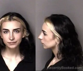 Mugshot of Bailey Marie Higley booked in Gaston County, North Carolina on August 10, 2026