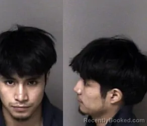 Mugshot of Ran Lelier Hernandez Aguilar booked in Gaston County, North Carolina on August 8, 2026
