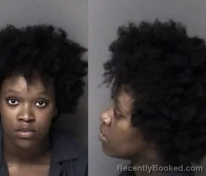 Mugshot of Maya Meanu Carter booked in Gaston County, North Carolina on August 13, 2026