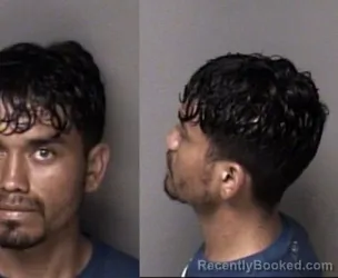 Mugshot of Juan Carlos Santos-Maldonado booked in Gaston County, North Carolina on August 15, 2026