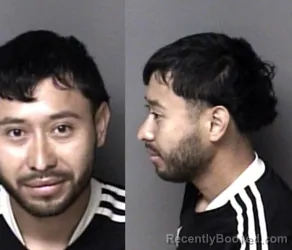 Mugshot of Denis Omar Pena-Lopez booked in Gaston County, North Carolina on August 17, 2026