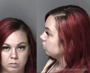 Mugshot of Ashley Marie Sowers booked in Gaston County, North Carolina on August 17, 2026
