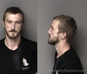 Mugshot of Andrew Thomas Grubbs booked in Gaston County, North Carolina on August 21, 2026