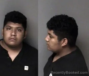 Mugshot of Agustin Colin Rebollar booked in Gaston County, North Carolina on August 23, 2026