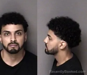 Mugshot of Anthony Najarro Restrepo booked in Gaston County, North Carolina on August 23, 2026
