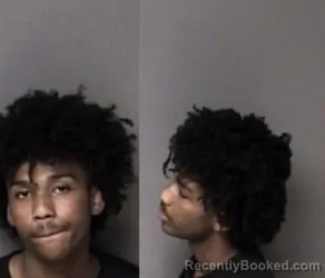 Mugshot of Malaki Karon Evans booked in Gaston County, North Carolina on October 5, 2026