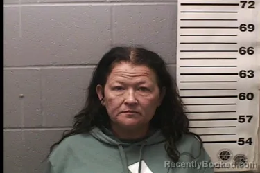 Mugshot of LAURA BROWN booked in Jersey County, Illinois on March 29, 2026