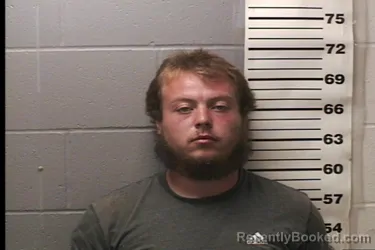 Mugshot of CALEB HUDSON booked in Jersey County, Illinois on August 2, 2026