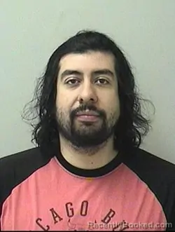 Booking photo from Kane County, Illinois