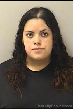 Mugshot of Karina G Carrillo booked in Kane County, Illinois on August 21, 2026
