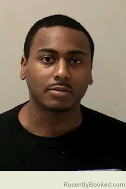 Mugshot of Brandon Javon Hughes booked in Kane County, Illinois on August 23, 2026