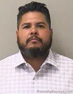 Mugshot of Edgar Rueda booked in Kane County, Illinois on August 26, 2026