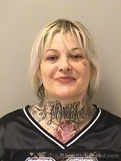 Mugshot of Angela J Raices booked in Kane County, Illinois on August 28, 2026