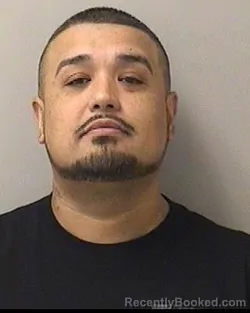 Mugshot of Roel Flores booked in Kane County, Illinois on August 31, 2026