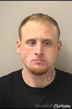 Mugshot of Brandon Pultz booked in Kane County, Illinois on September 8, 2026