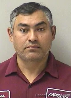 Mugshot of Sabas Valladarez Perez booked in Kane County, Illinois on September 8, 2026