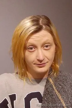 Mugshot of ALLISON MARIE SAUTTER booked in Kendall County, Illinois on March 29, 2026