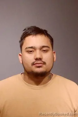 Mugshot of Eleazar Jr Camacho Aguilar booked in Kendall County, Illinois on September 11, 2026