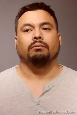 Mugshot of Luis Frando Sanchez booked in Kendall County, Illinois on August 18, 2026