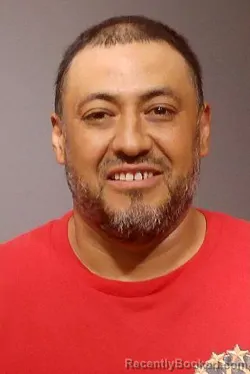 Mugshot of David Luevano Pacheco booked in Kendall County, Illinois on August 25, 2026