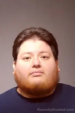 Mugshot of Ricardo Moreno booked in Kendall County, Illinois on September 14, 2026