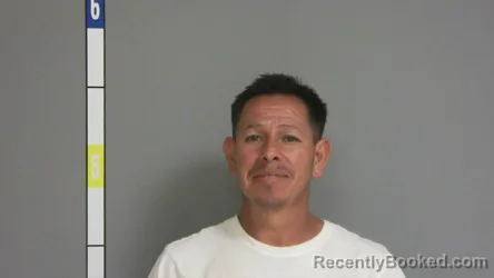 Mugshot of Rigoberto Huerta Medina booked in La Salle County, Illinois on August 21, 2026