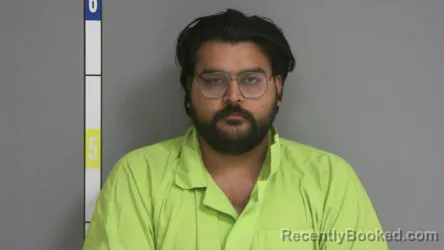 Mugshot of Saurav Vijaykumar Patel booked in La Salle County, Illinois on October 28, 2026