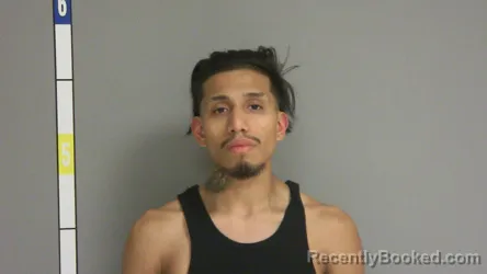 Mugshot of Carlos Enrique Hernandez-Cruz booked in La Salle County, Illinois on August 25, 2026