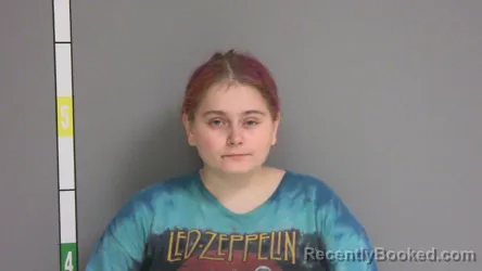 Mugshot of Alexis Cheyenne Edlund booked in La Salle County, Illinois on August 24, 2026