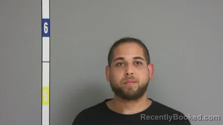 Mugshot of Cesar Emanuel Rodriguez-Collazo booked in La Salle County, Illinois on August 26, 2026
