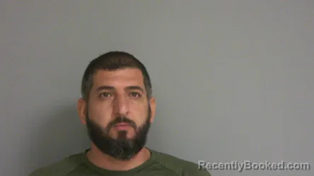 Mugshot of Mahmoud Bassam Bazrouk booked in La Salle County, Illinois on September 4, 2026