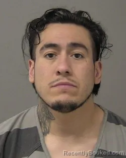 Mugshot of VICENTE AVALOS Junior ANDRADE booked in Macon County, Illinois on April 17, 2026