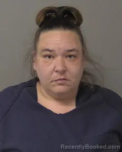 Mugshot of JESSICA LEANA COINS booked in Macon County, Illinois on June 16, 2026