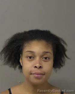 Mugshot of RAYLIN ANIOYAH HAMILTON booked in Macon County, Illinois on July 15, 2026