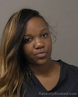 Mugshot of Zaria Lashay Deberry booked in Macon County, Illinois on August 10, 2026
