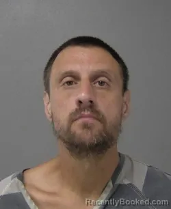 Mugshot of Joseph Matthew Beach booked in Macon County, Illinois on August 13, 2026