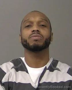 Mugshot of Keaon Marshawn Johnson booked in Macon County, Illinois on October 1, 2026